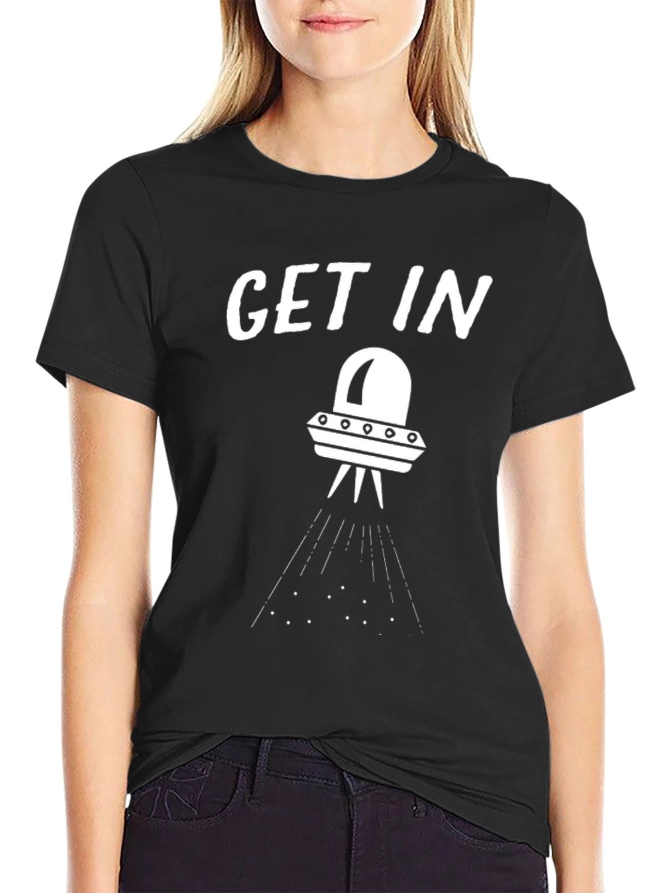 Get In UFO Graphic T-Shirt