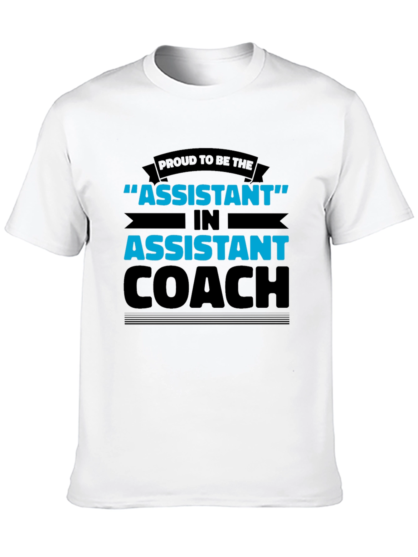 Proud Assistant Coach Black T-Shirt