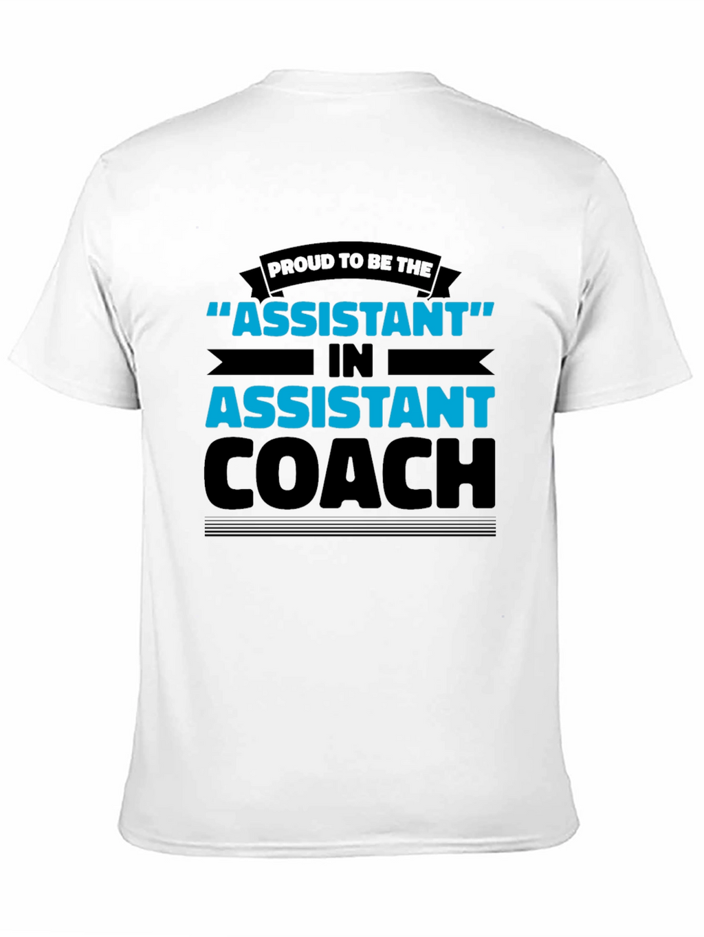 Proud Assistant Coach Black T-Shirt