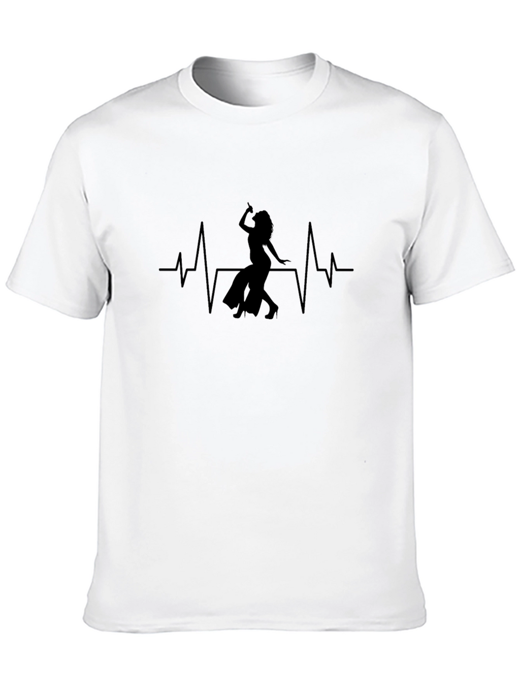 Belly Dance Heartbeat Tee - Cool Graphic T-Shirt