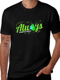 Always A Vegan Graphic T-Shirt - Black