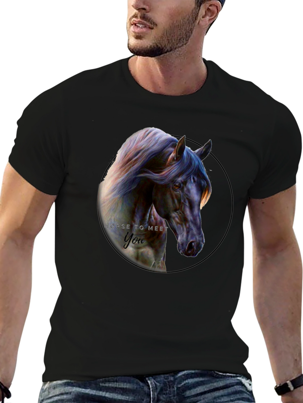 Horse Portrait Graphic Tee