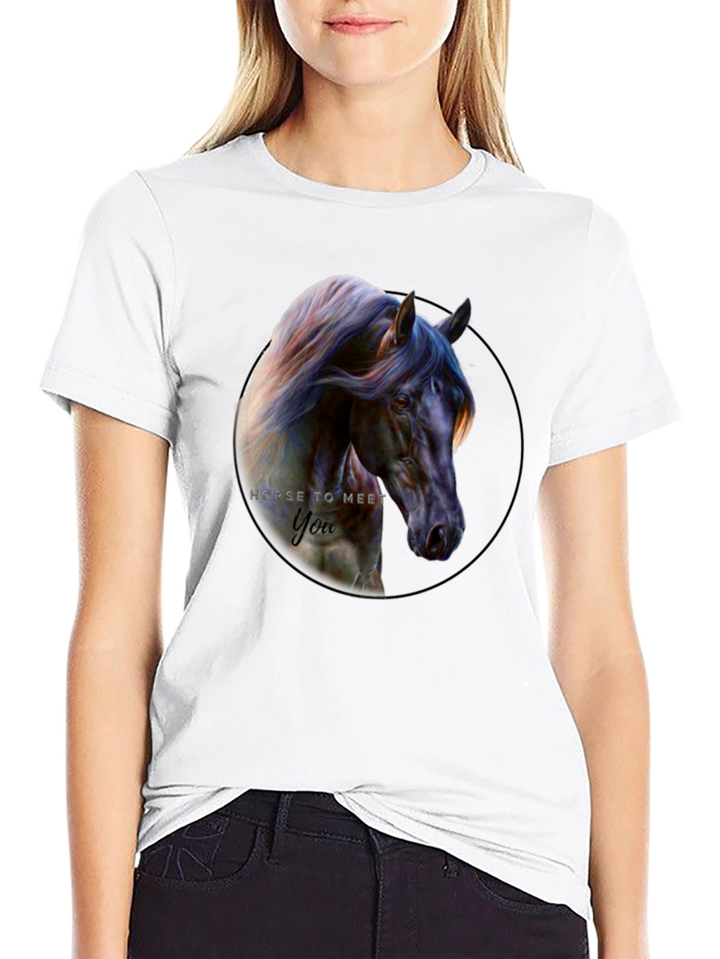 Horse Portrait Graphic Tee