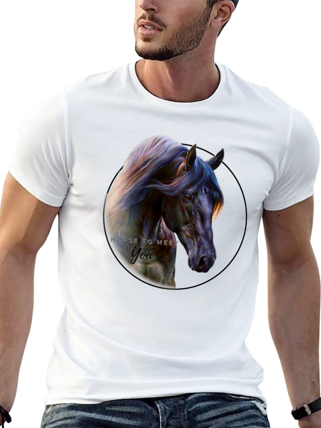 Horse Portrait Graphic Tee