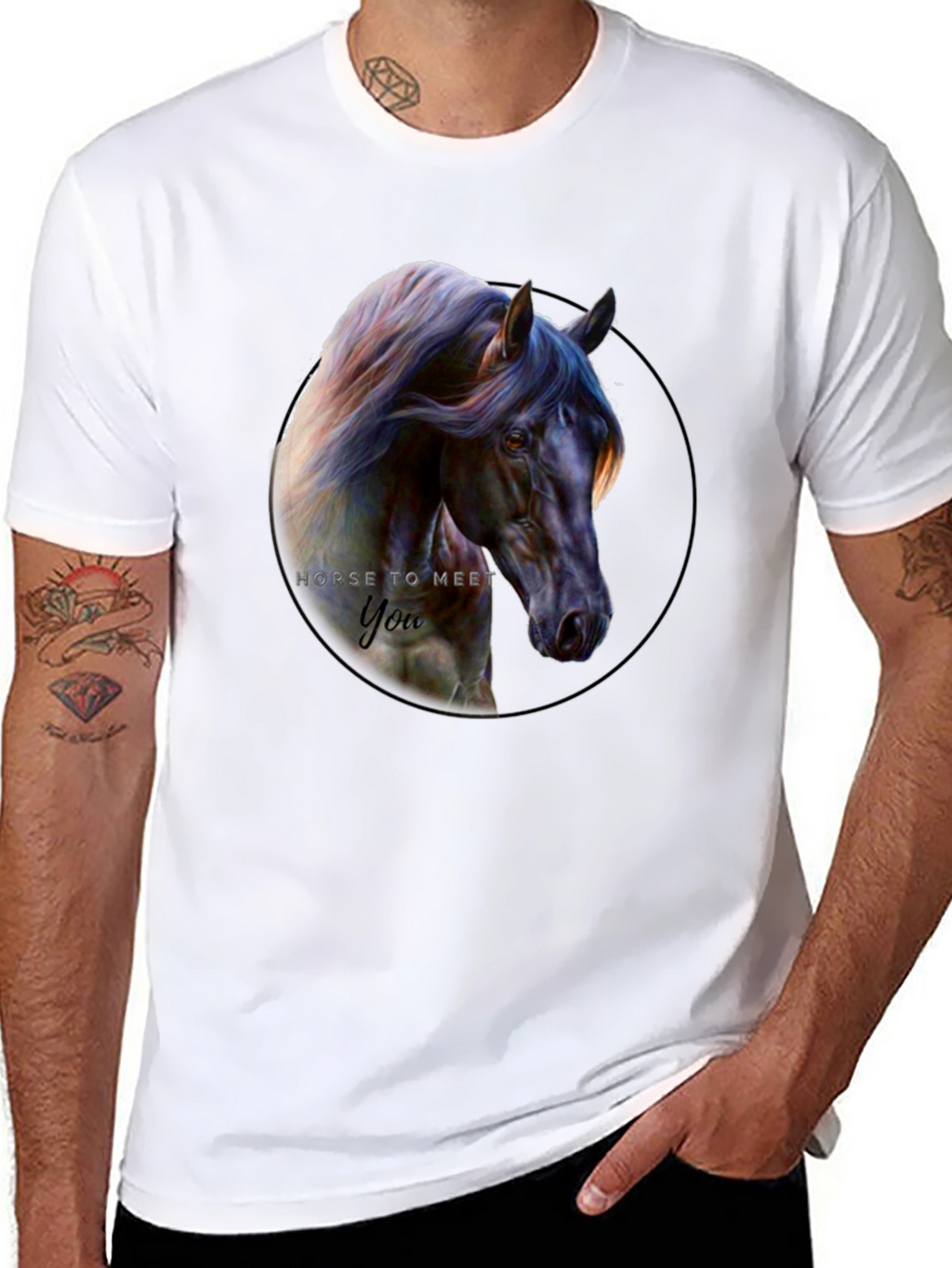 Horse Portrait Graphic Tee