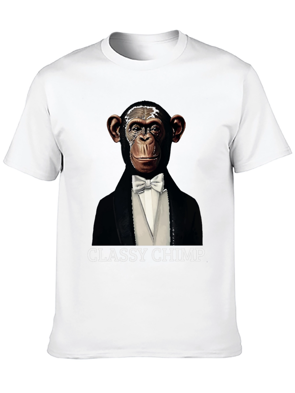 Classy Chimp Graphic Tee - Novelty Tuxedo T-Shirt
