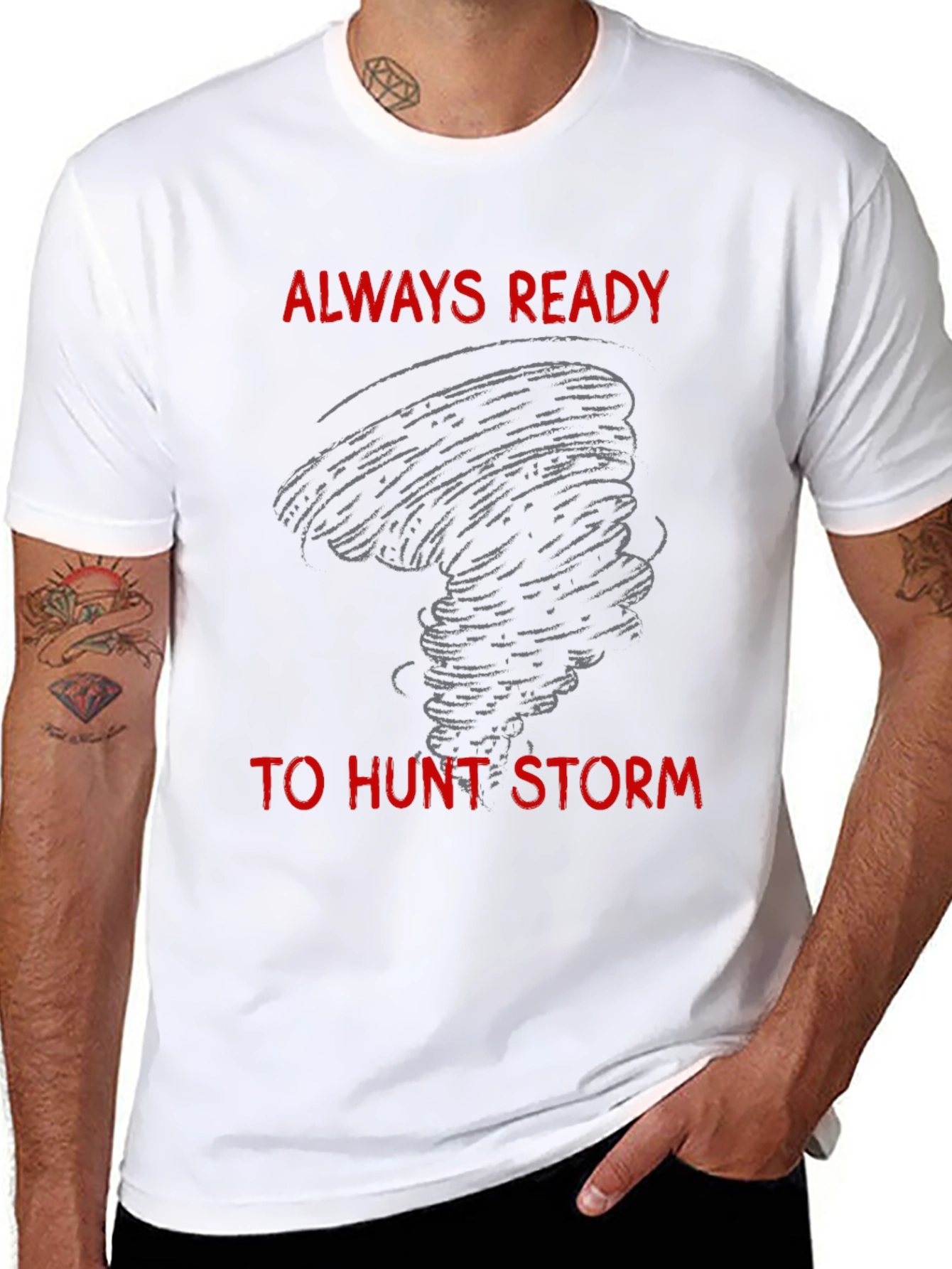Storm Chaser T-Shirt - Always Ready to Hunt