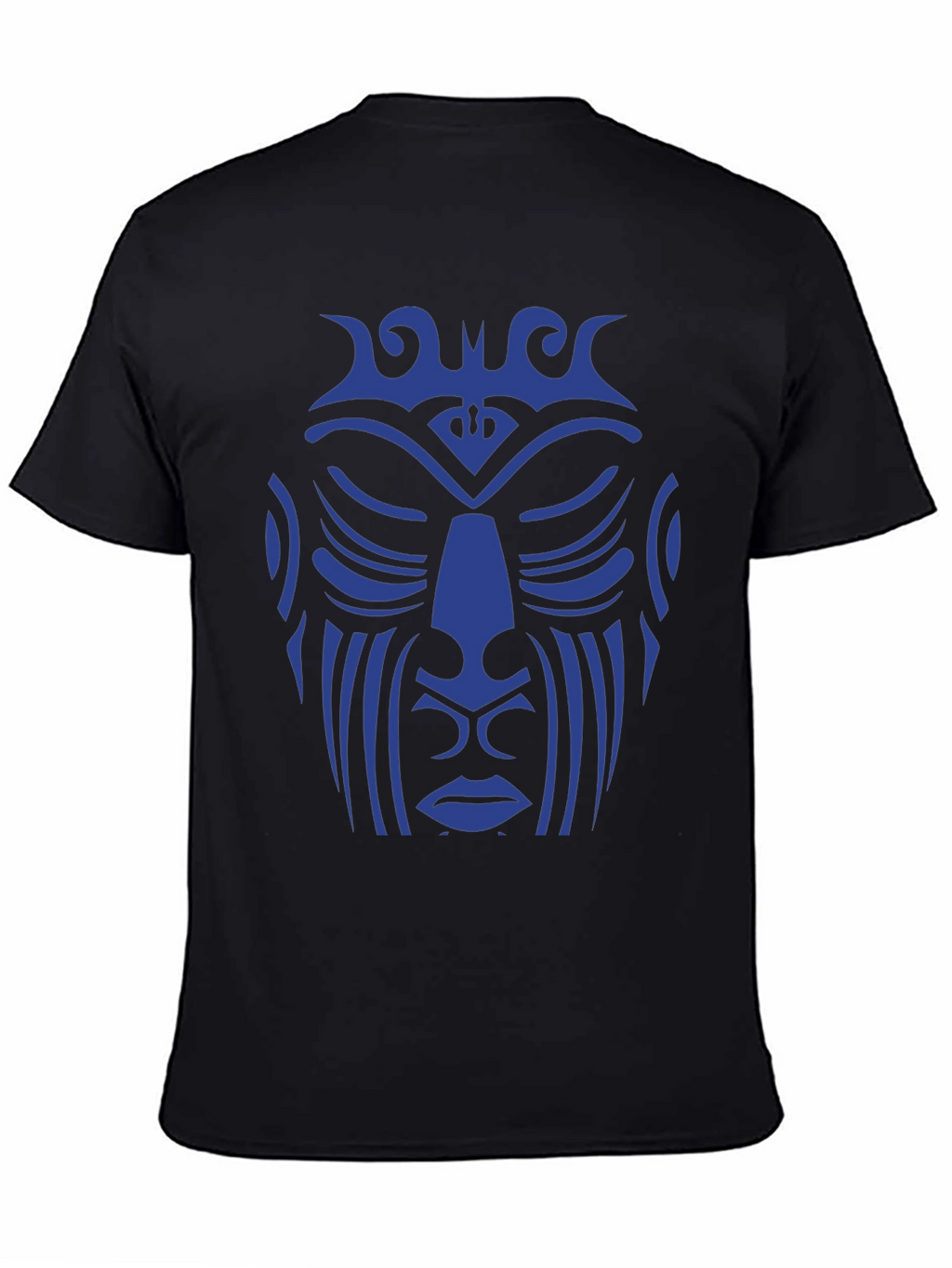 Tribal Face Graphic Tee - Unique Design