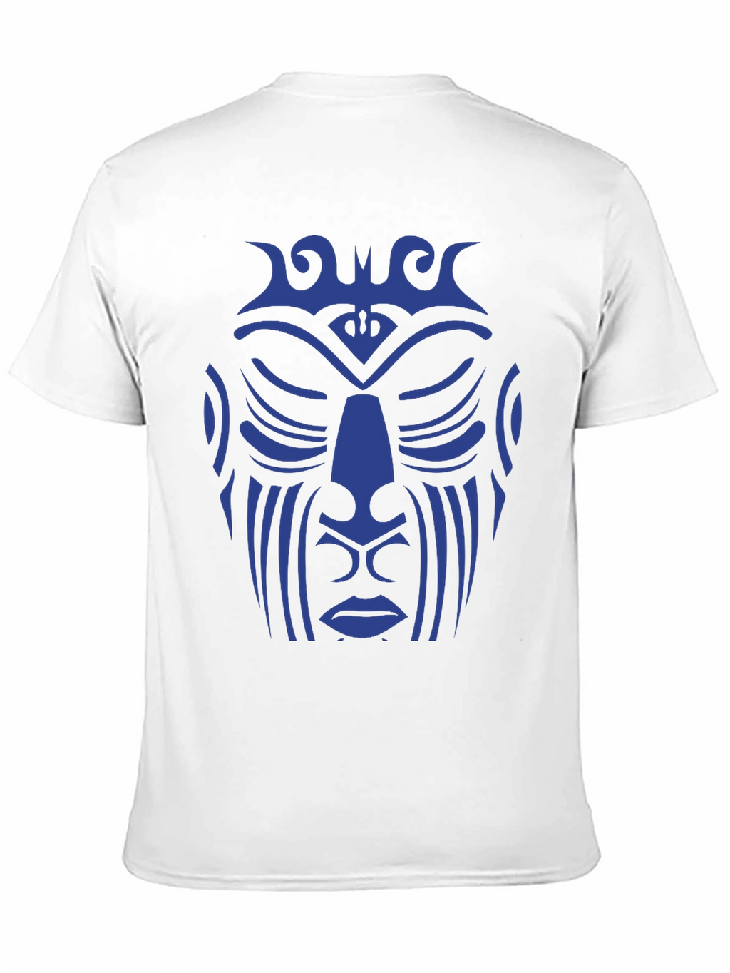 Tribal Face Graphic Tee - Unique Design