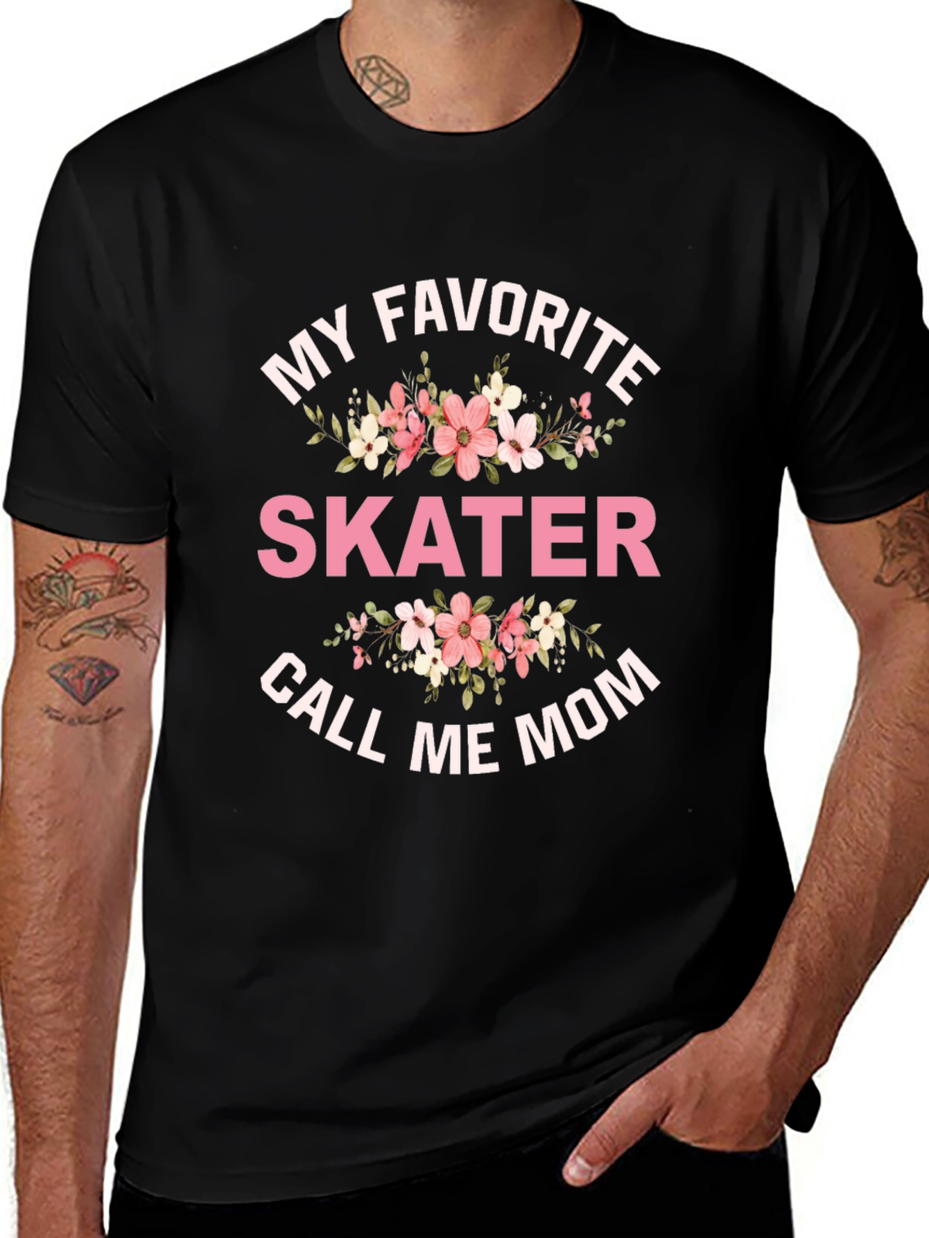 My Favorite Skater T-Shirt - Call Me Mom Tee