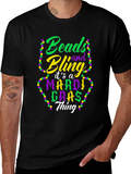 Mardi Gras Beads & Bling T-Shirt