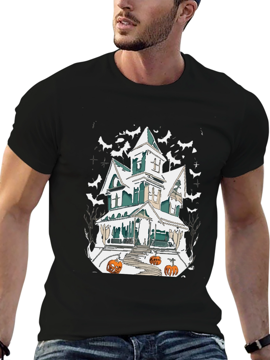 Haunted House Halloween T-Shirt