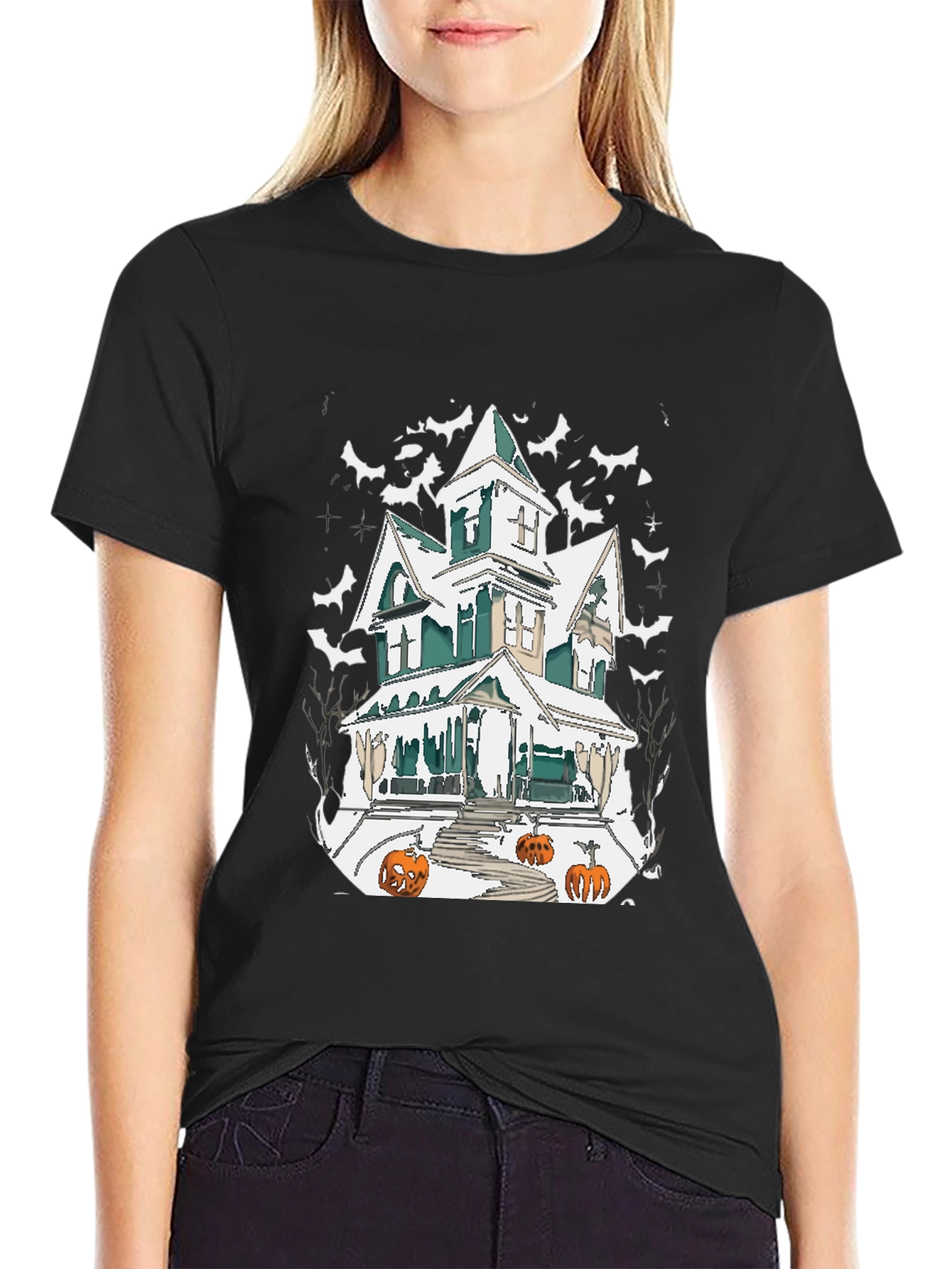 Haunted House Halloween T-Shirt