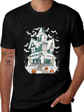 Haunted House Halloween T-Shirt