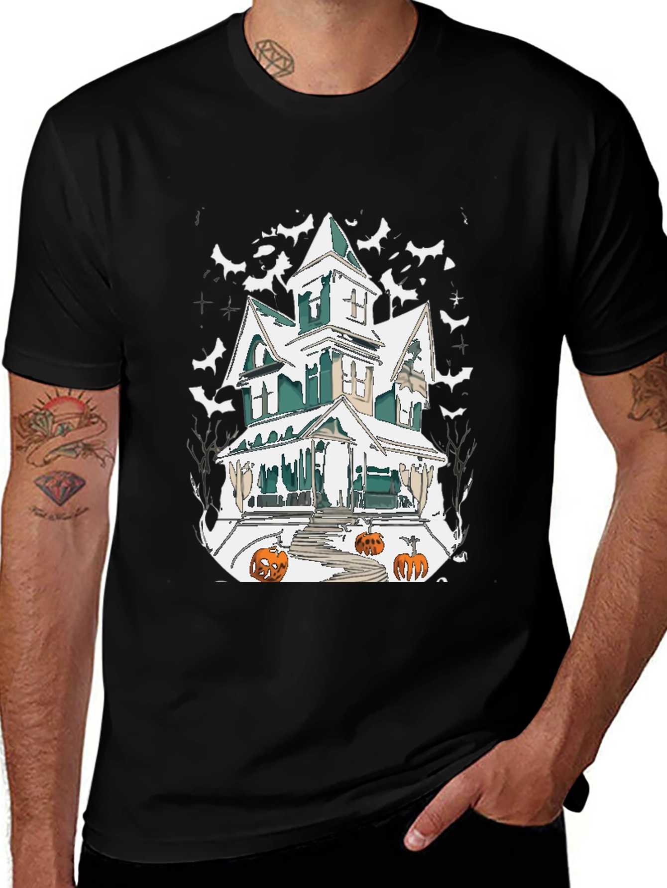 Haunted House Halloween T-Shirt