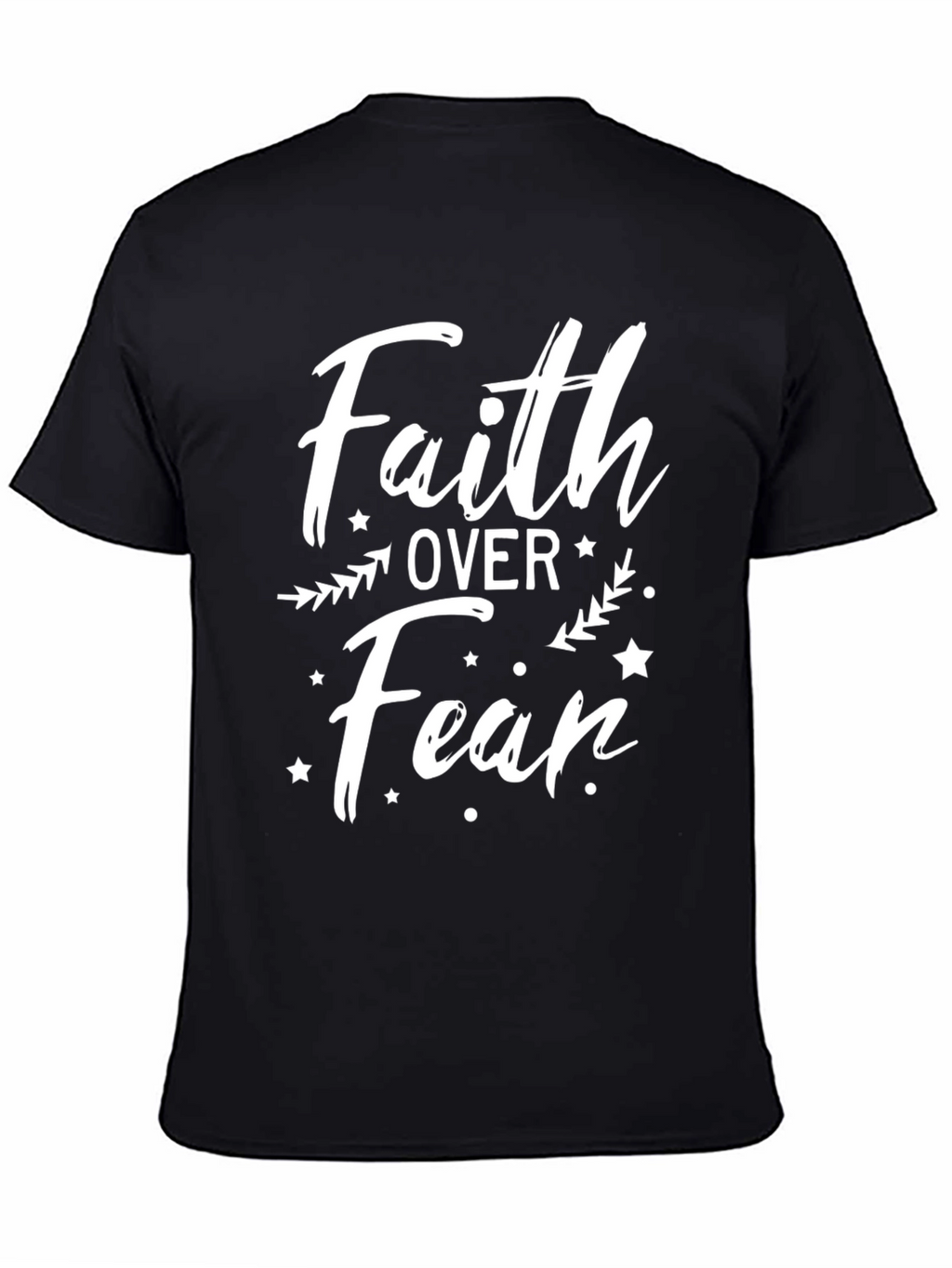 Faith Over Fear Graphic Tee - Black