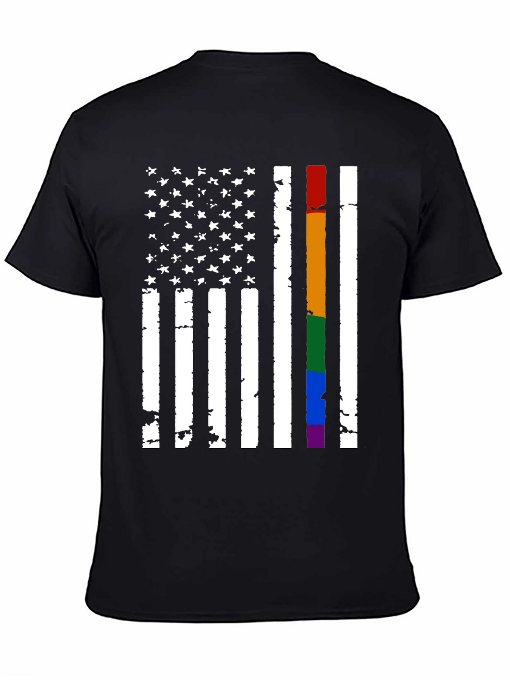 LGBT Pride American Flag T-Shirt