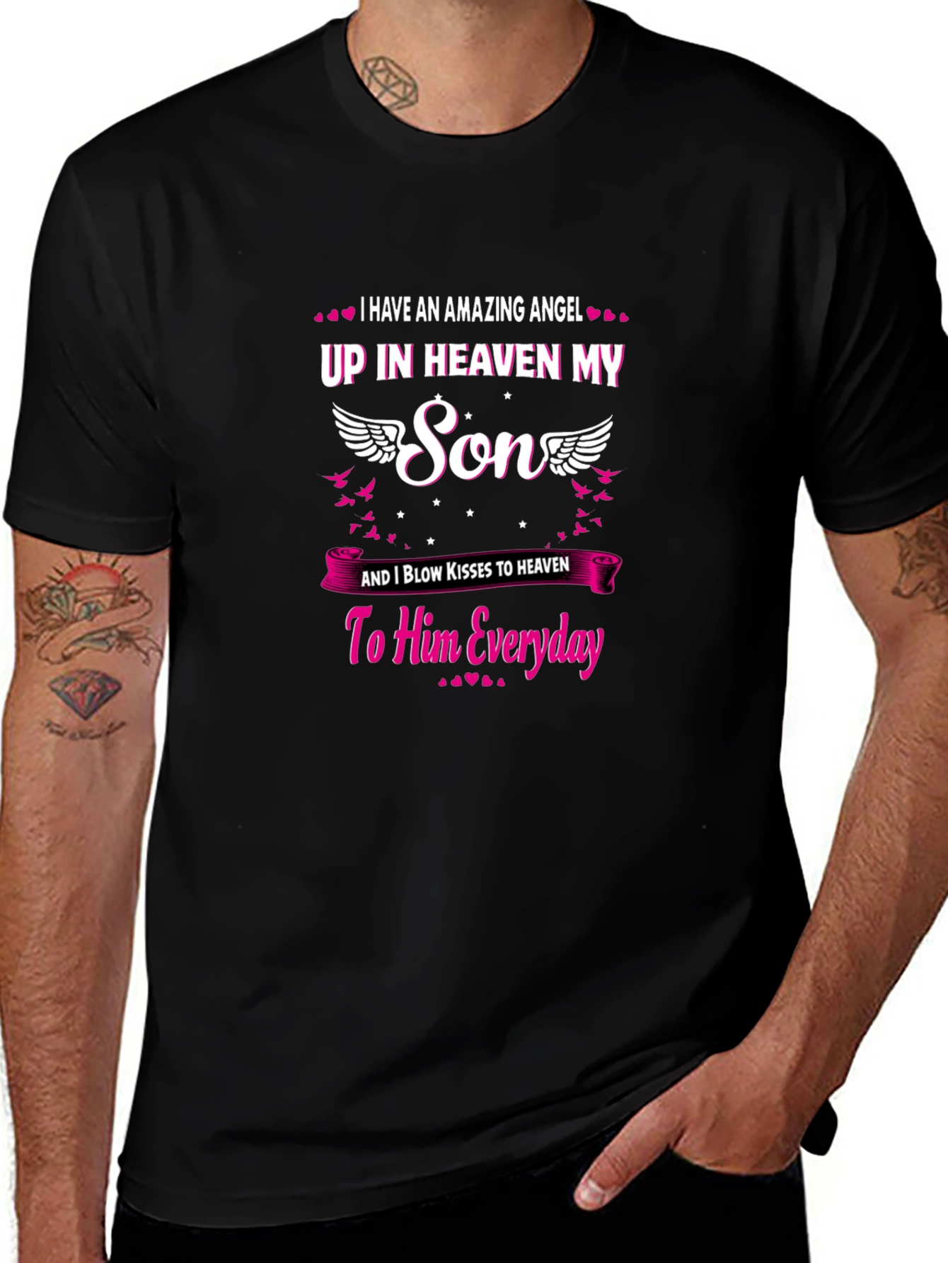 In Loving Memory Son T-Shirt - Angel in Heaven