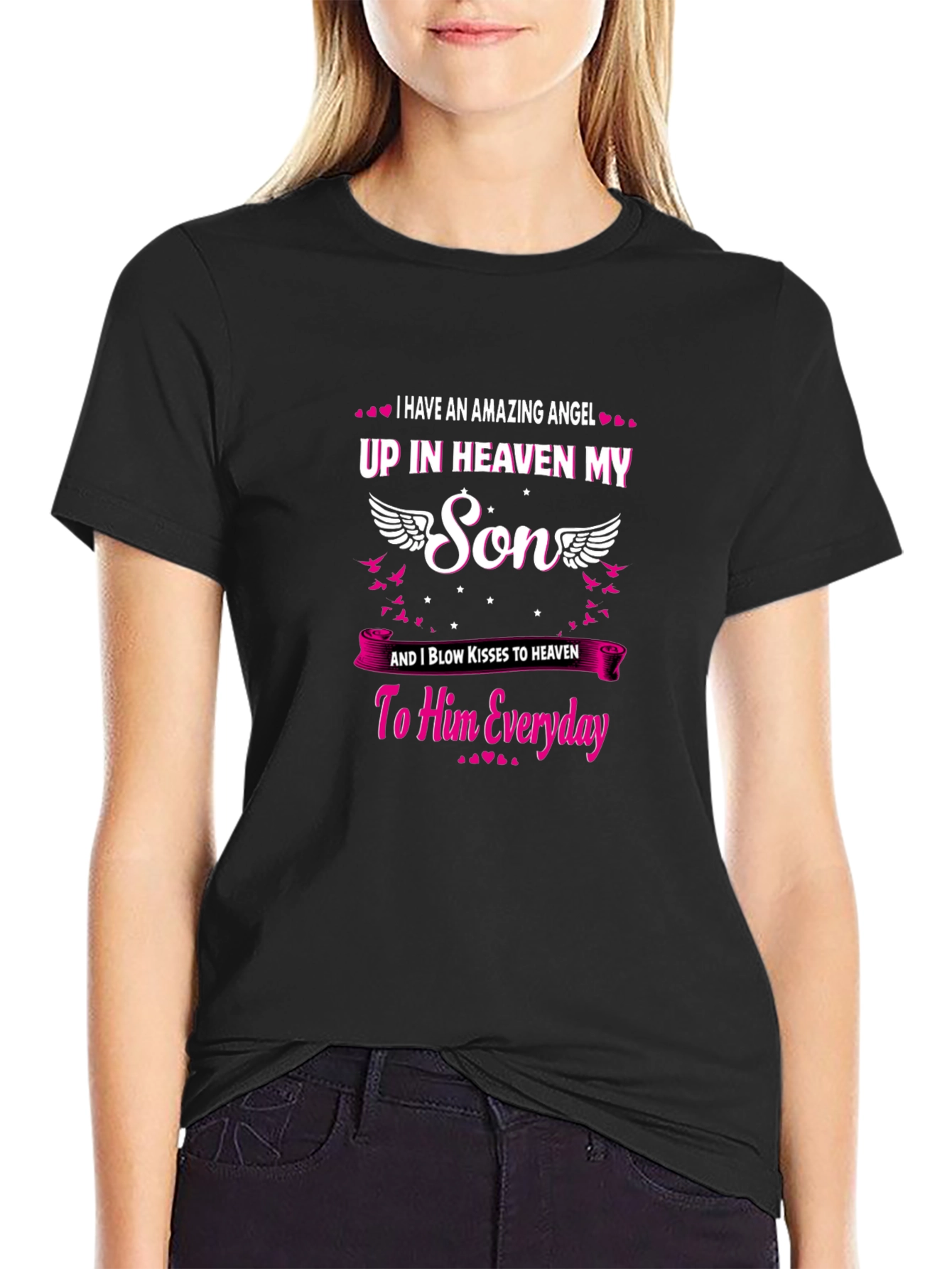 In Loving Memory Son T-Shirt - Angel in Heaven