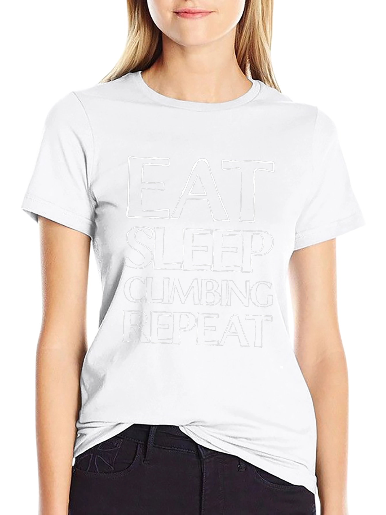 Eat Sleep Climbing Repeat - Funny Climber T-Shirt
