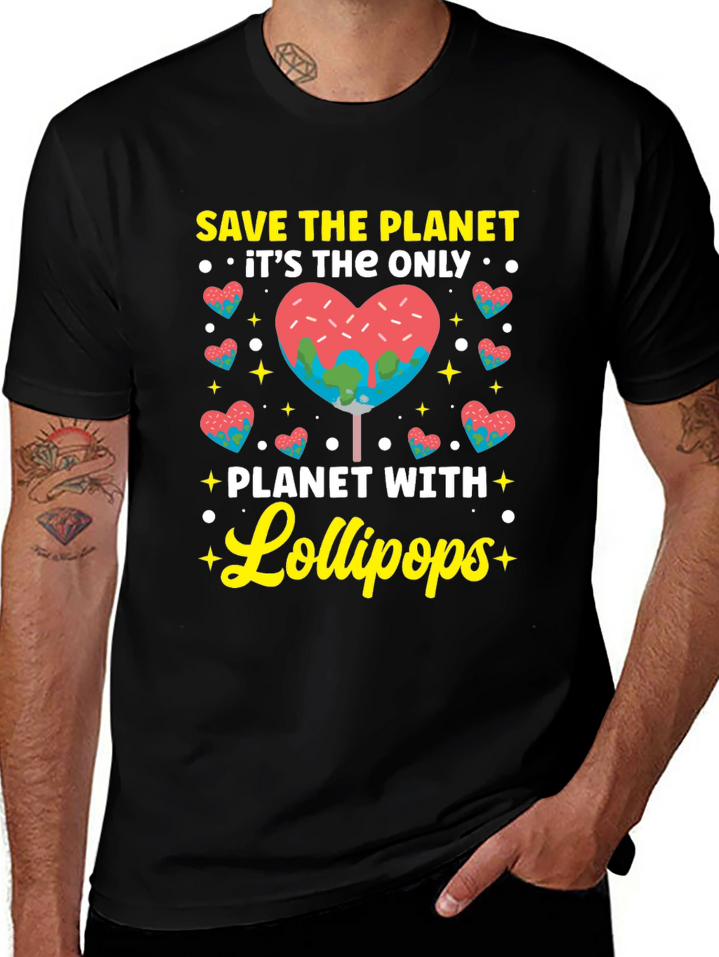 Save The Planet Lollipop T-Shirt