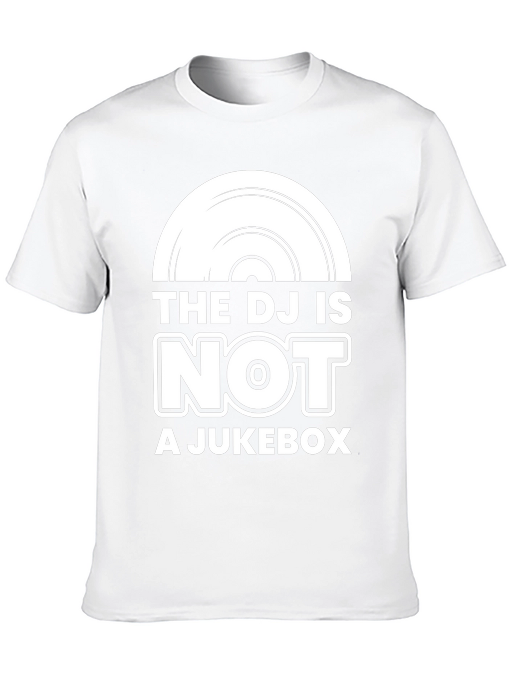 The DJ Is Not A Jukebox Black Graphic Tee