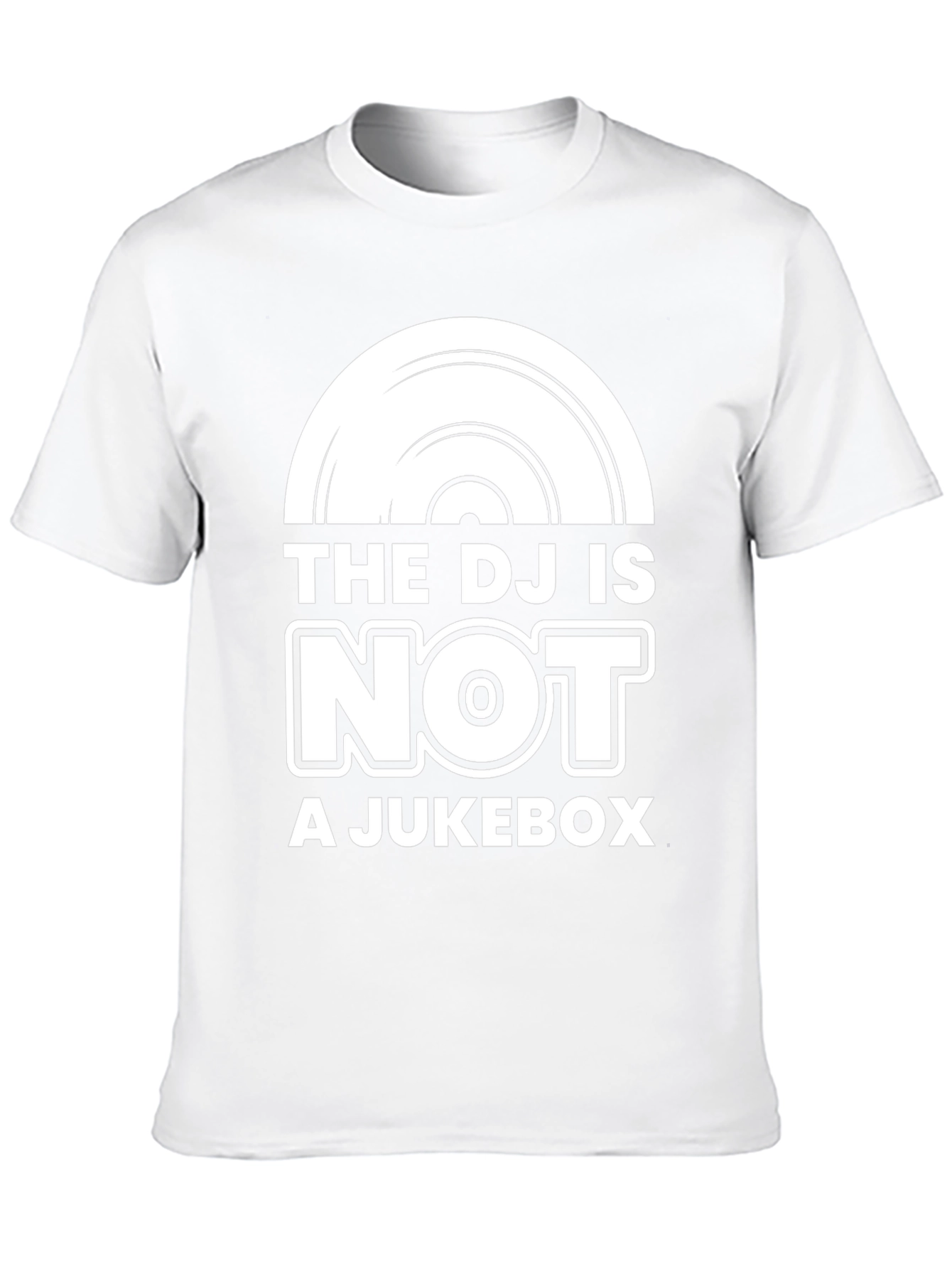 The DJ Is Not A Jukebox Black Graphic Tee