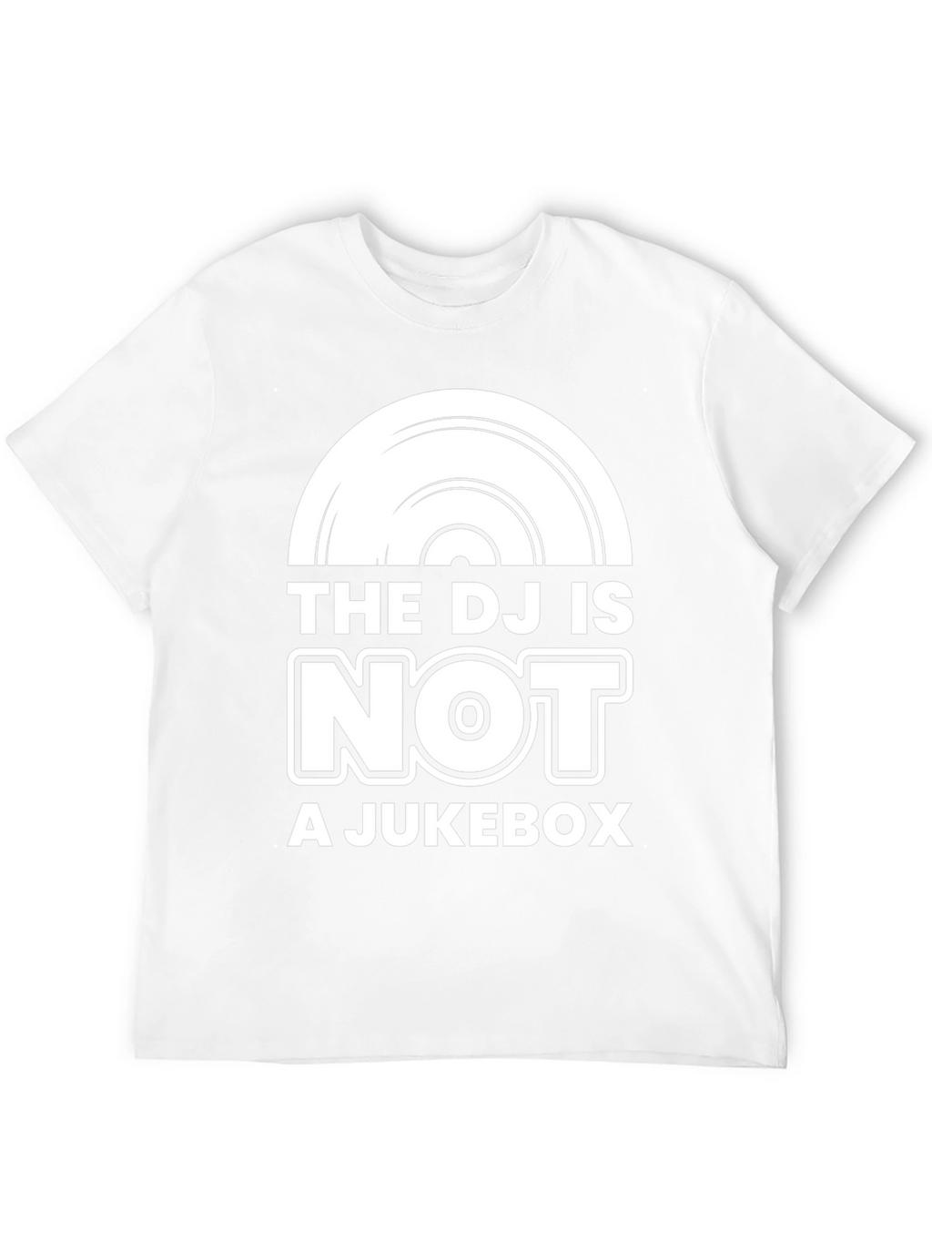 The DJ Is Not A Jukebox Black Graphic Tee