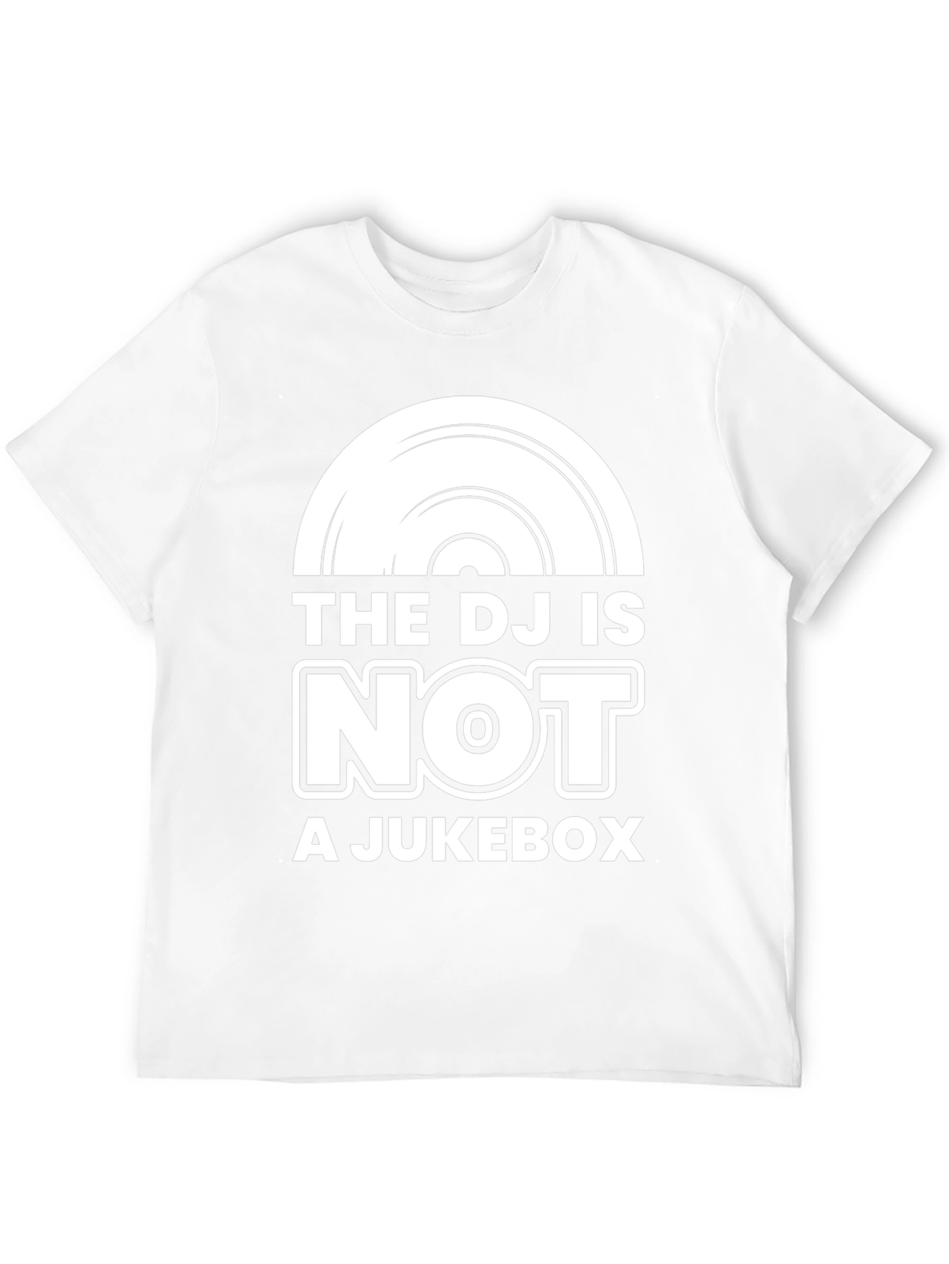 The DJ Is Not A Jukebox Black Graphic Tee