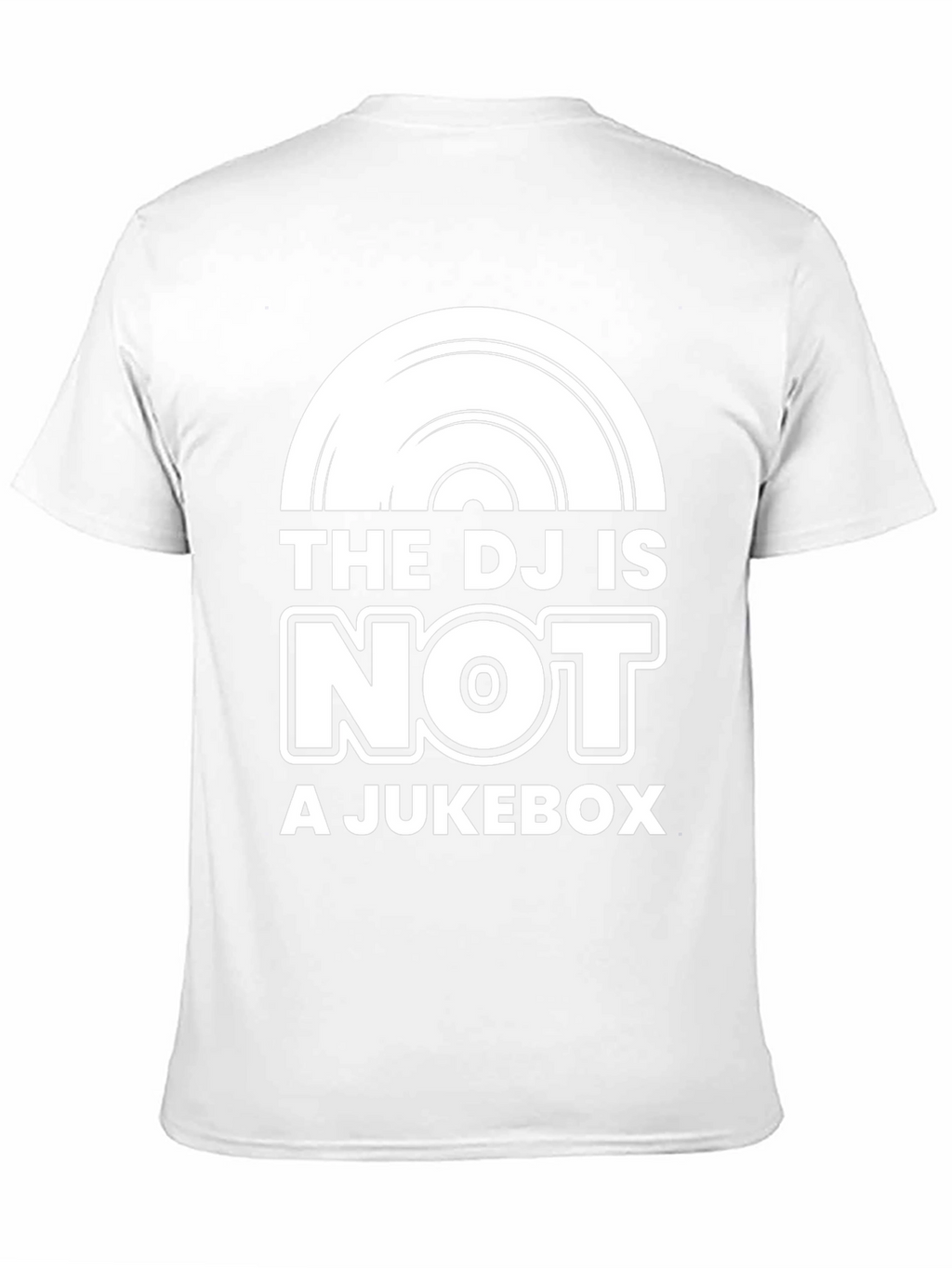 The DJ Is Not A Jukebox Black Graphic Tee
