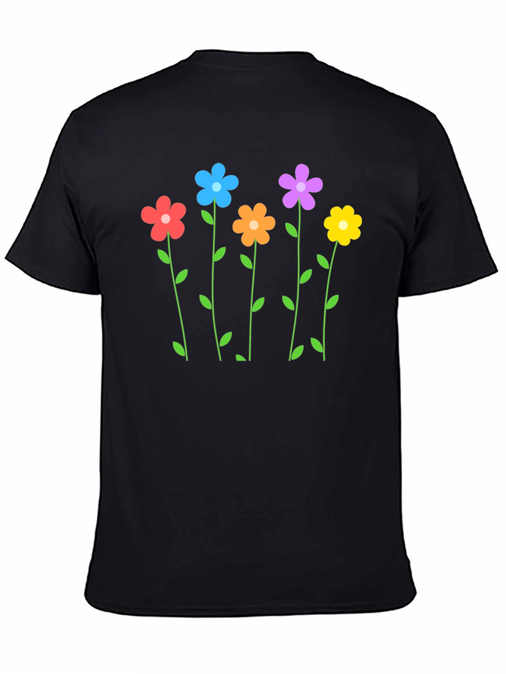 Floral Print Crew Neck T-Shirt