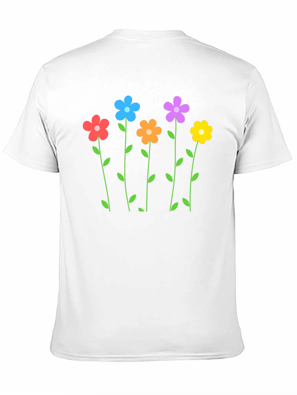 Floral Print Crew Neck T-Shirt