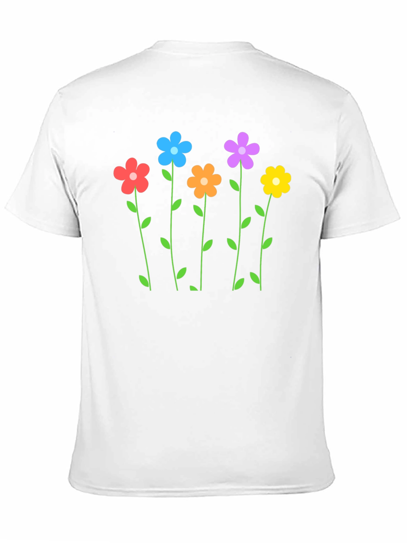 Floral Print Crew Neck T-Shirt
