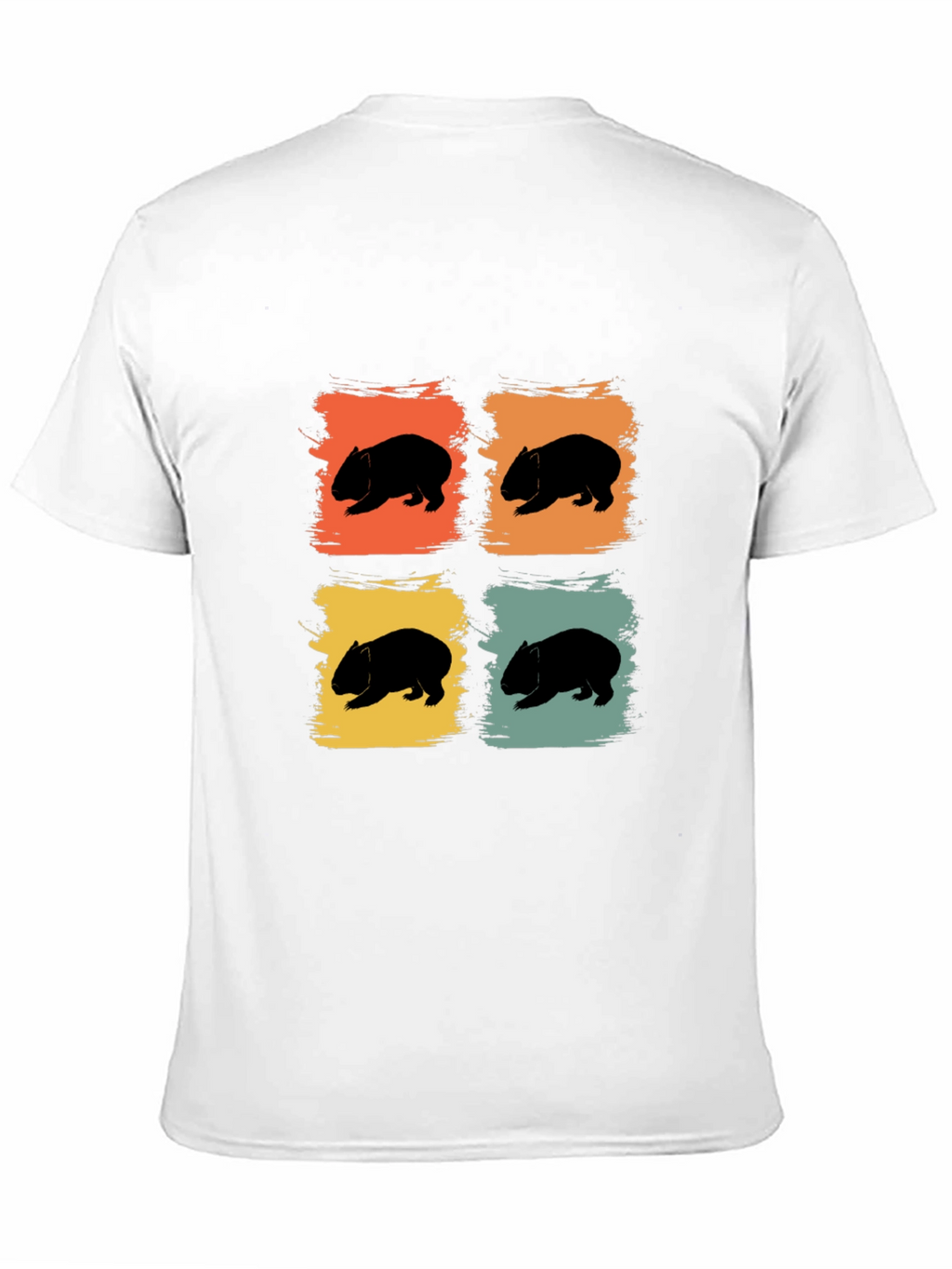 Wombat Retro Style T-Shirt - Unique Animal Lover Tee