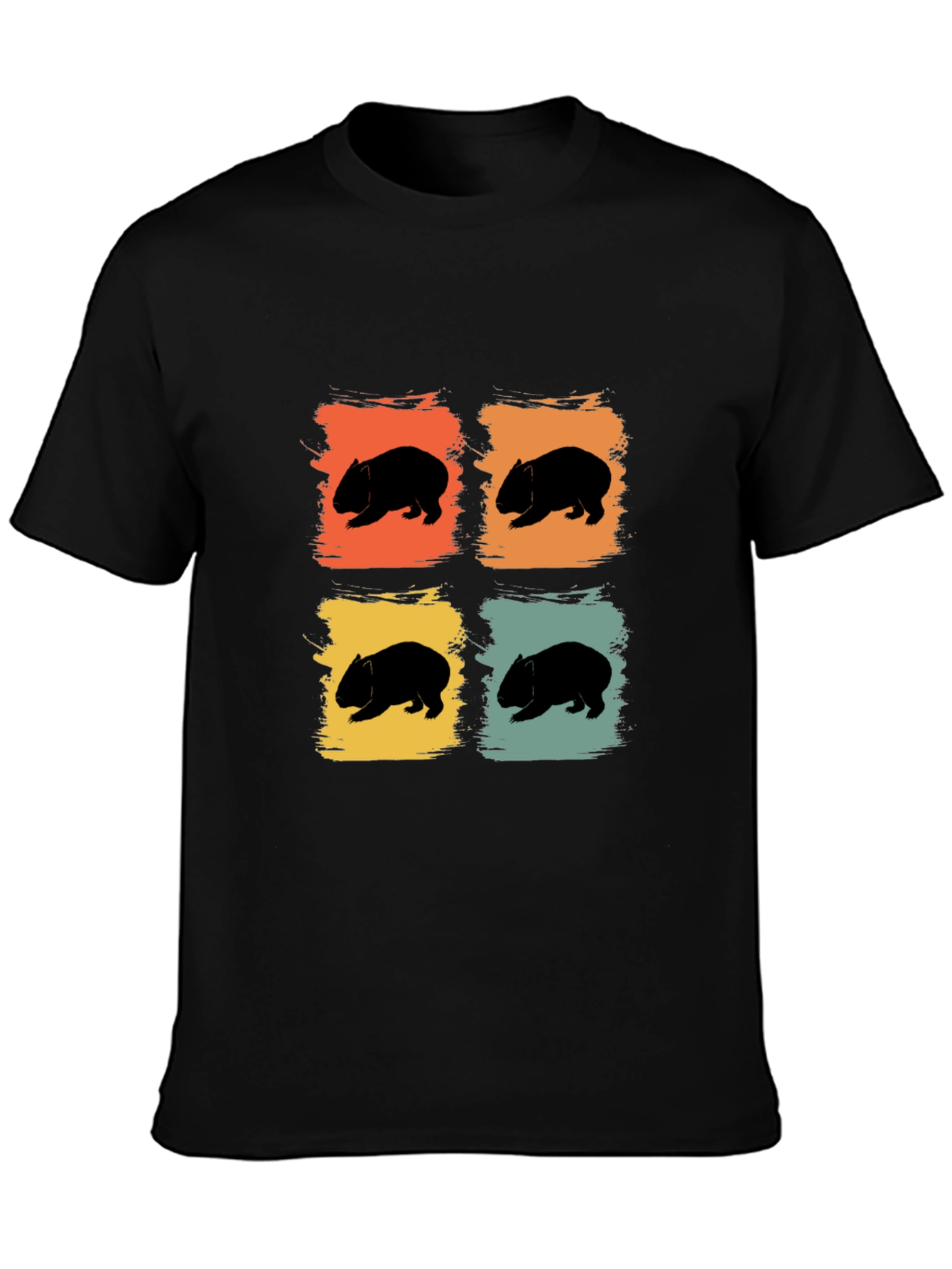 Wombat Retro Style T-Shirt - Unique Animal Lover Tee