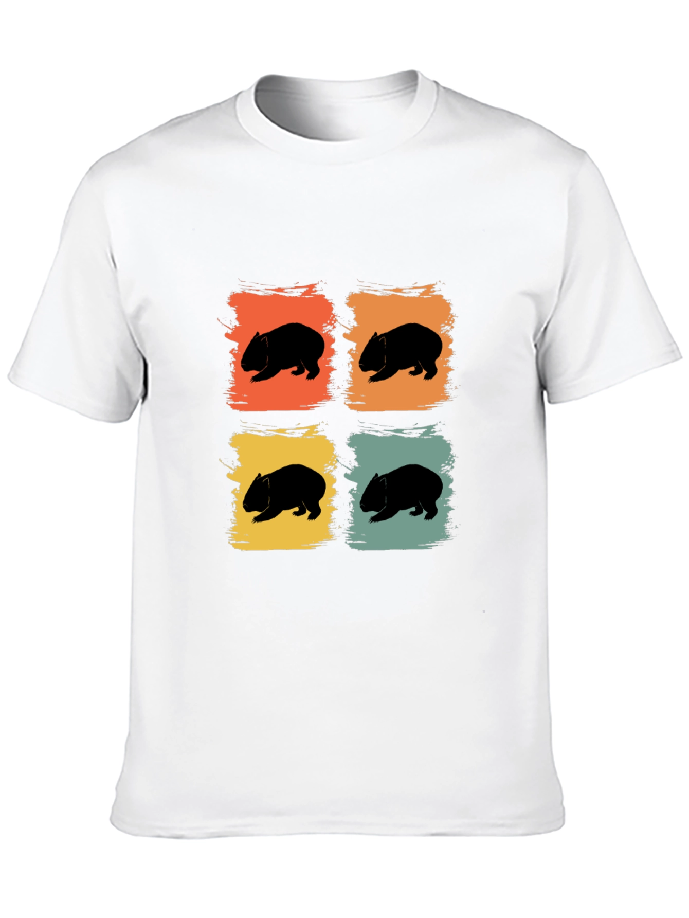 Wombat Retro Style T-Shirt - Unique Animal Lover Tee