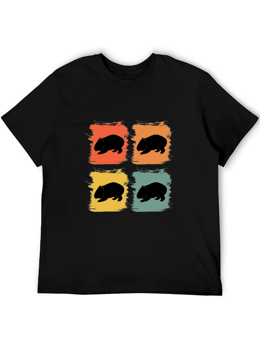 Wombat Retro Style T-Shirt - Unique Animal Lover Tee