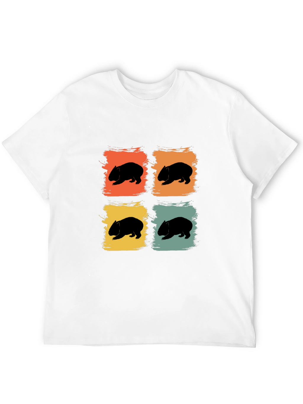 Wombat Retro Style T-Shirt - Unique Animal Lover Tee