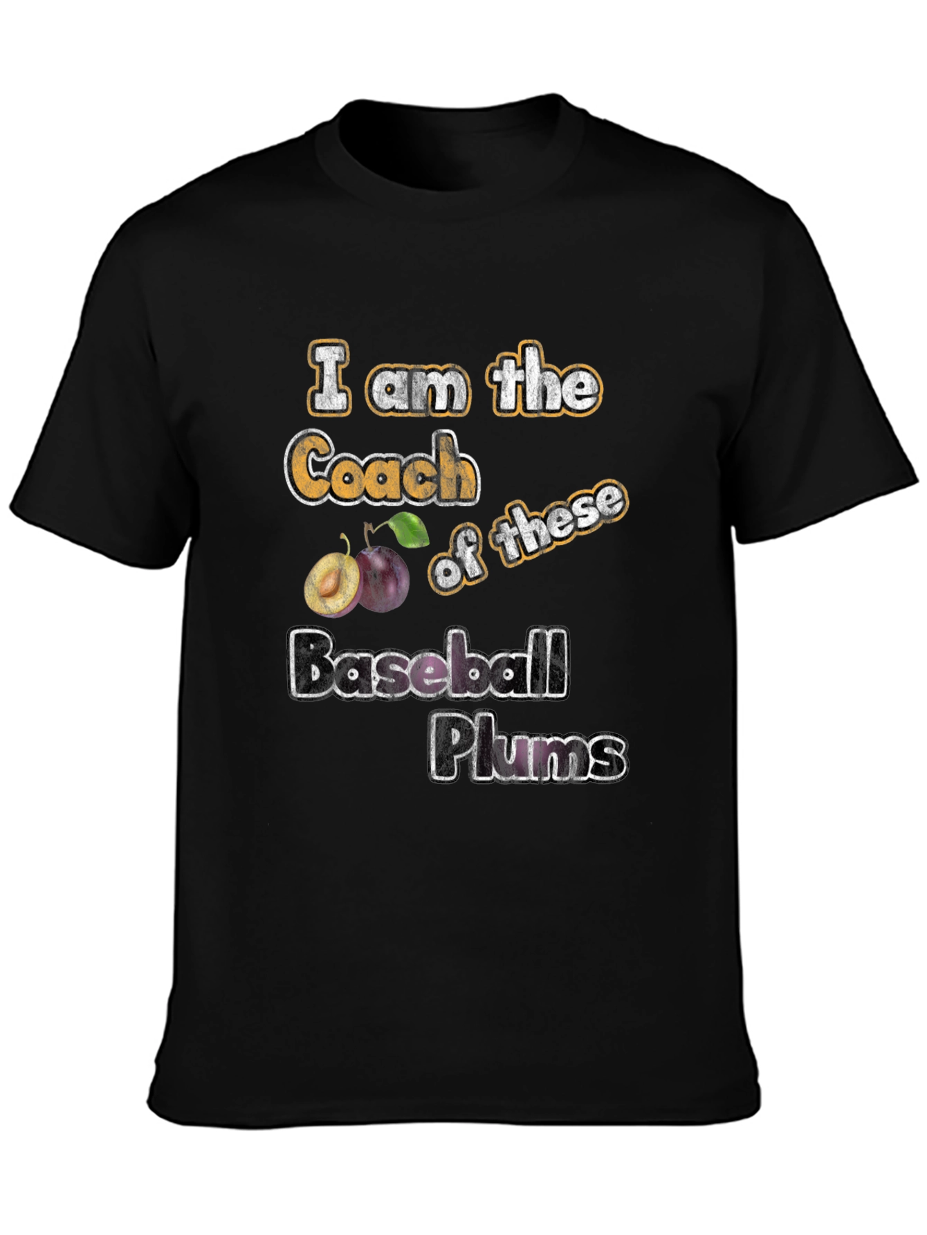 I am the Coach Baseball Plums T-Shirt