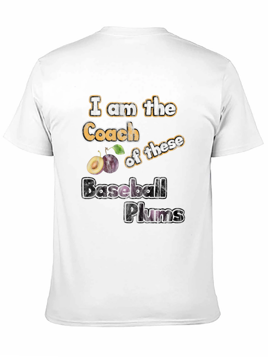I am the Coach Baseball Plums T-Shirt