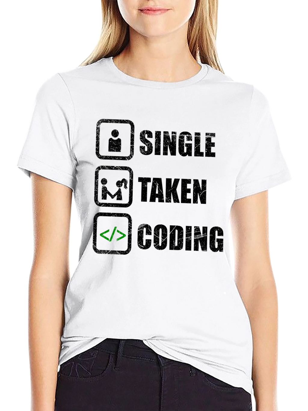 Coding Relationship Status T-Shirt - Programmer Humor