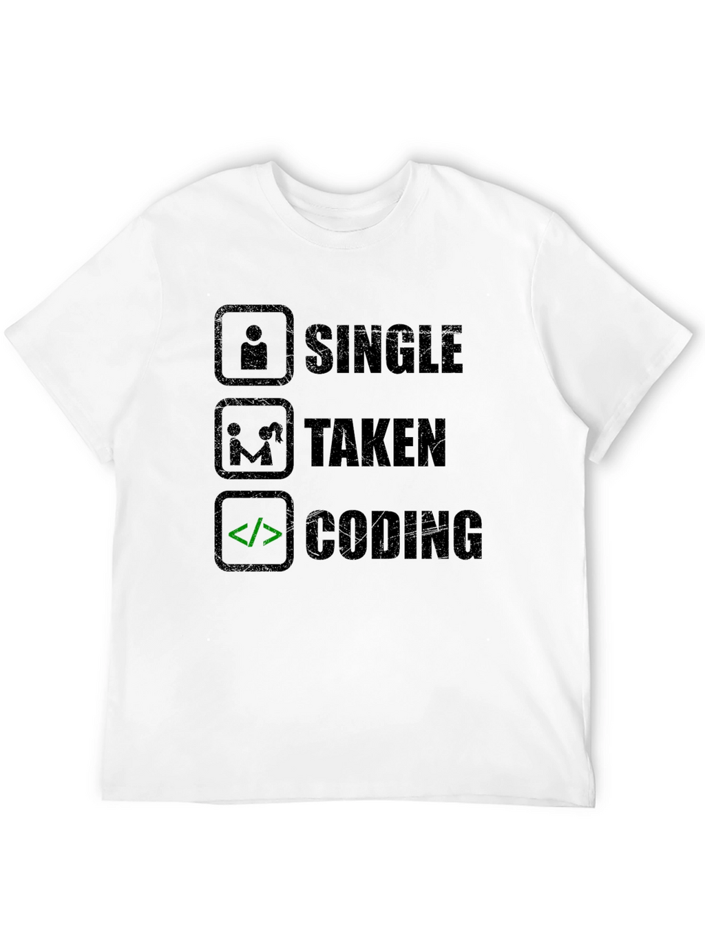 Coding Relationship Status T-Shirt - Programmer Humor