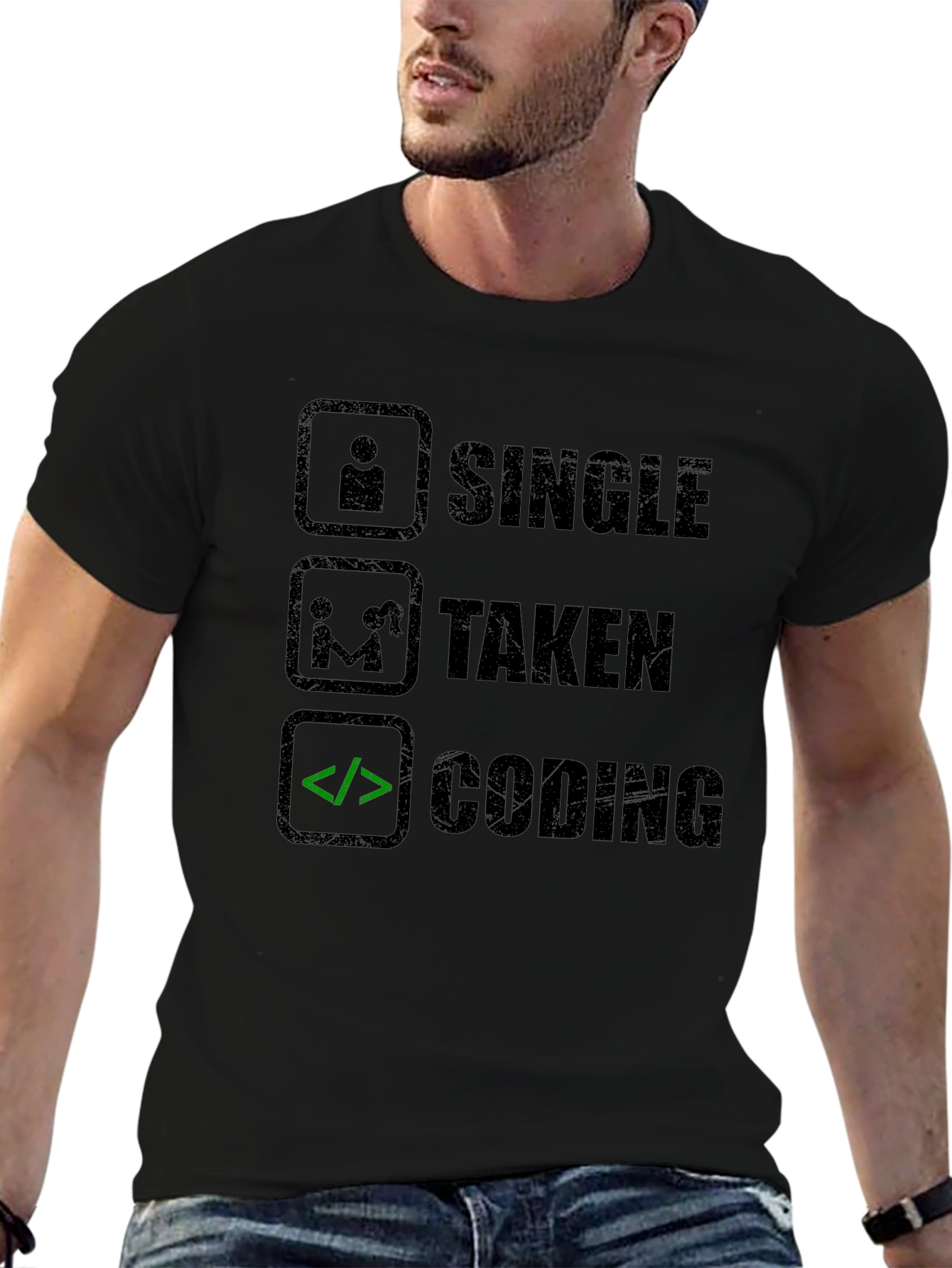 Coding Relationship Status T-Shirt - Programmer Humor