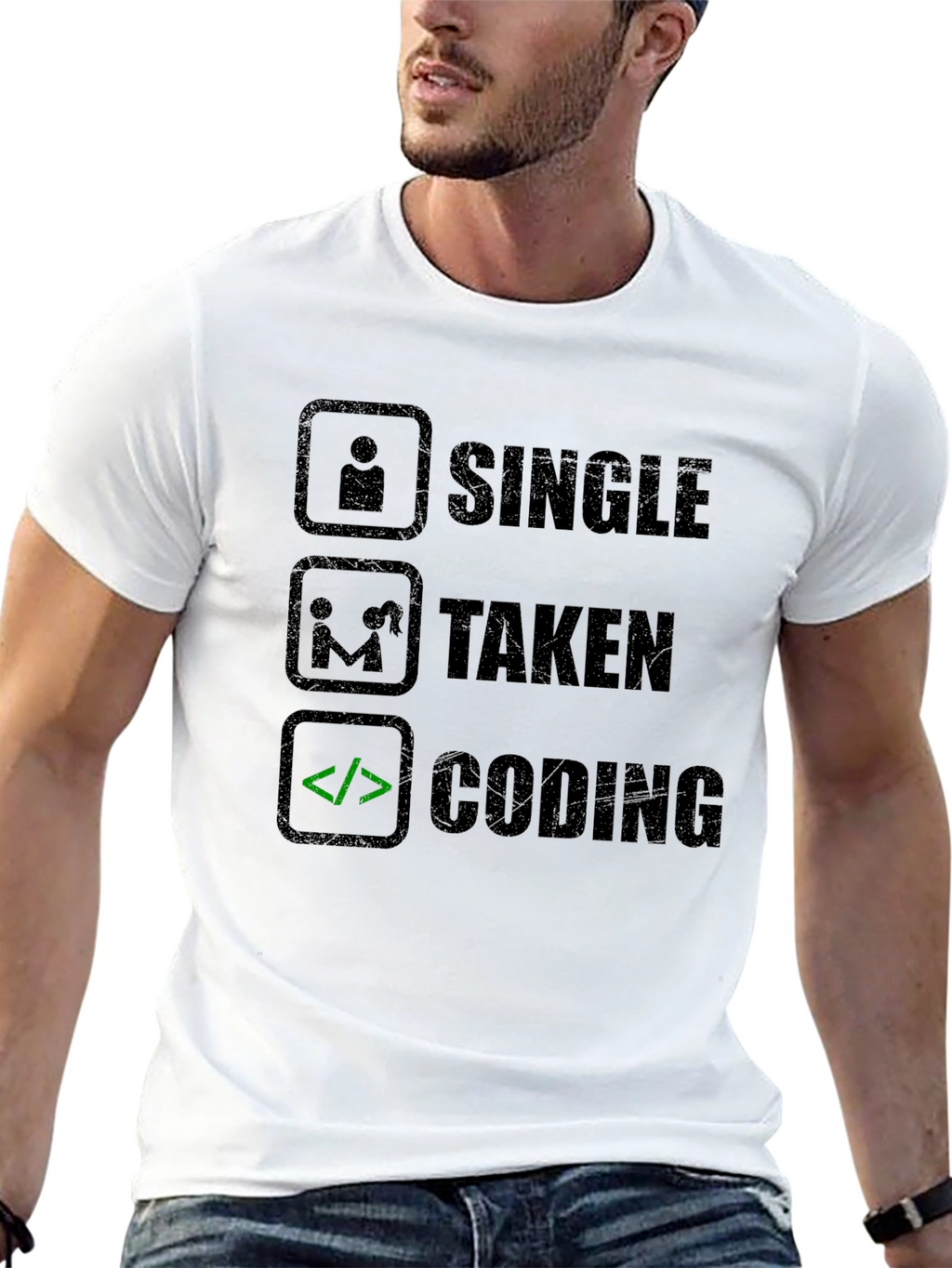 Coding Relationship Status T-Shirt - Programmer Humor