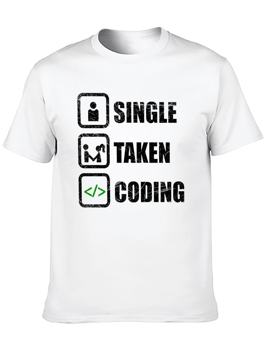 Coding Relationship Status T-Shirt - Programmer Humor