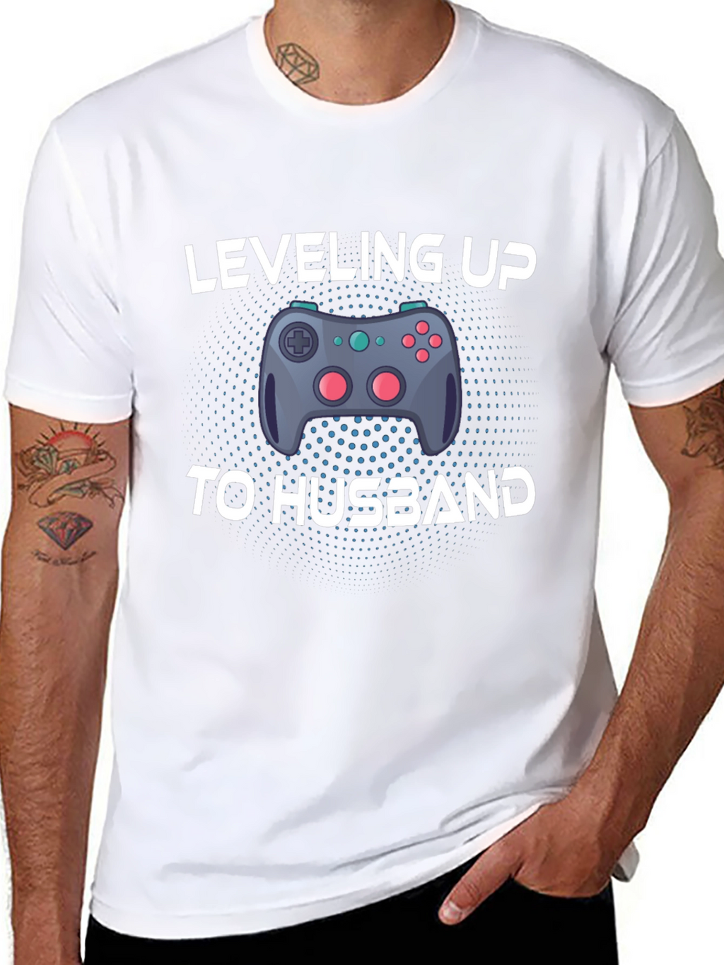 Leveling Up to Husband Gaming T-Shirt