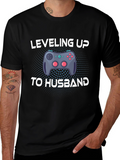 Leveling Up to Husband Gaming T-Shirt