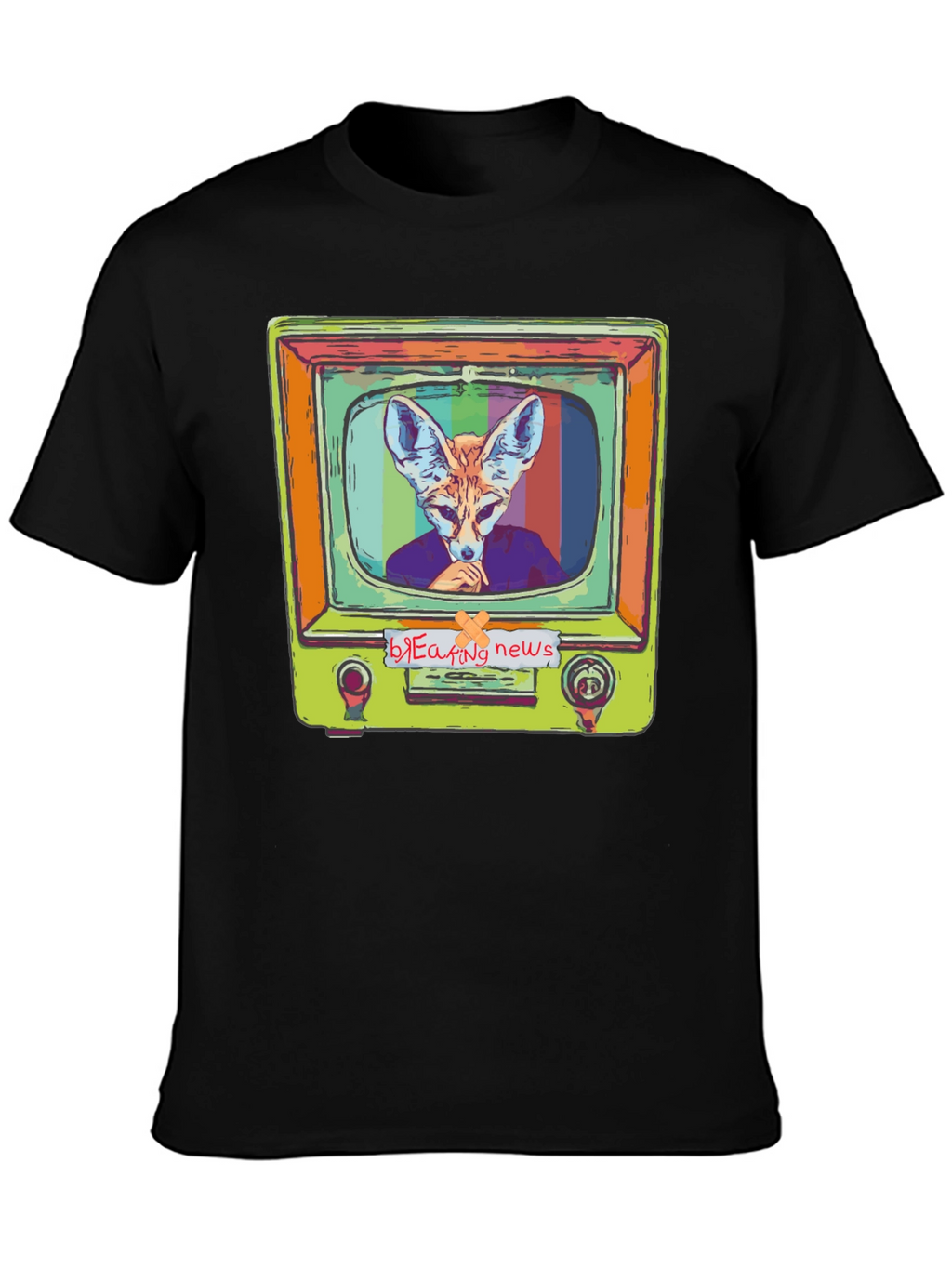 Fox News T-Shirt - Mens Black Graphic Tee
