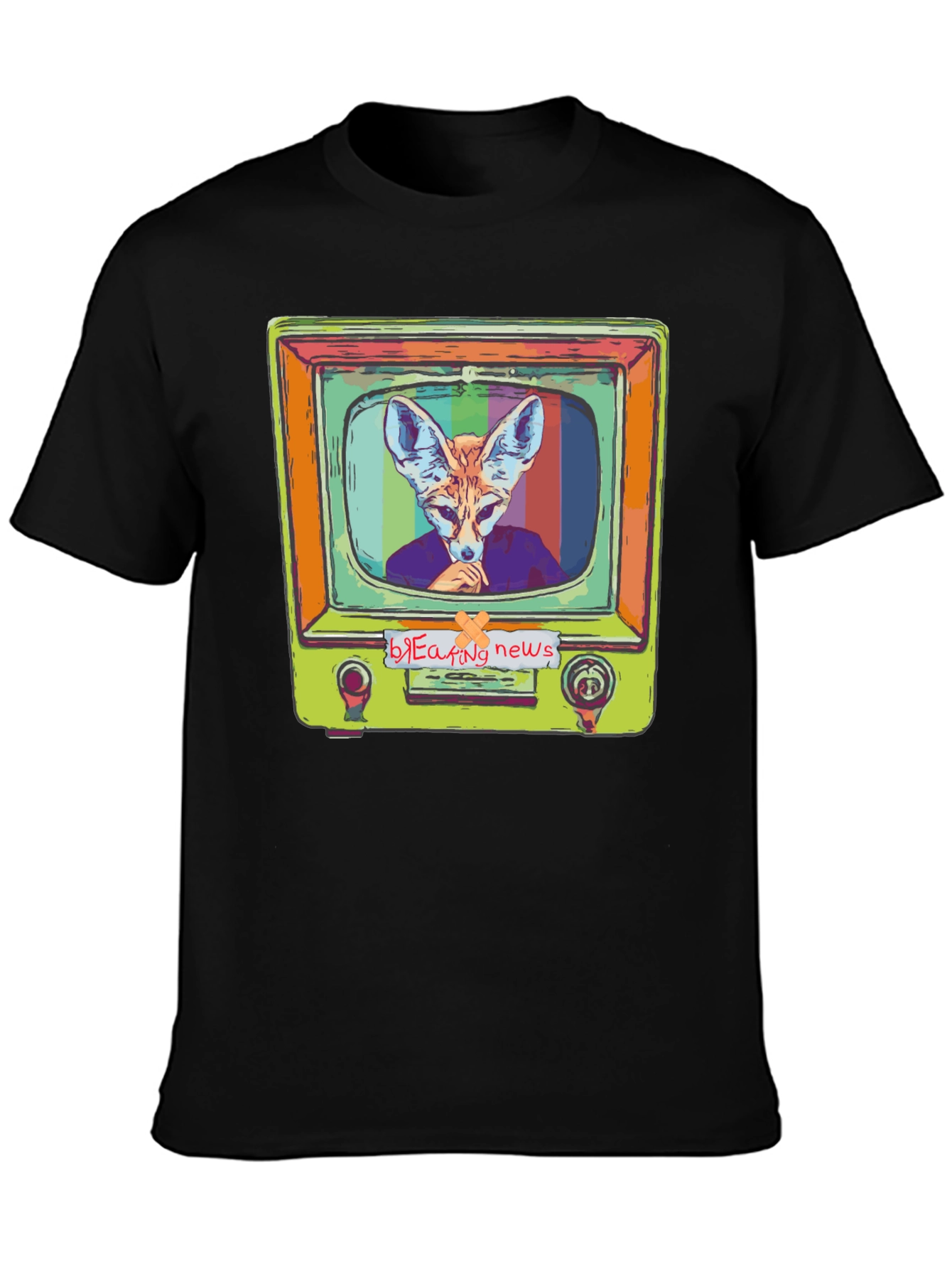 Fox News T-Shirt - Mens Black Graphic Tee