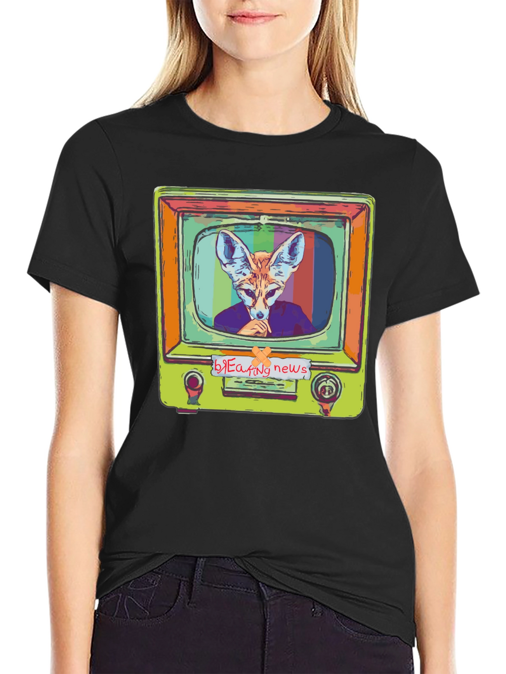 Fox News T-Shirt - Mens Black Graphic Tee